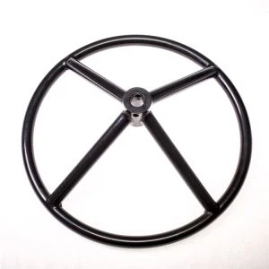 Φ150-φ1200 לא סטנדרטי חור עגול מותאם אישית פחמן פלדה ריקה צינור שפופרת מוצק שסתום ריתוך יד גלגל